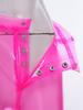 S-XXL Women See Through PVC Pants Button Waist Back Pockets Wide Leg Straight Trousers for Party Dancing Prom Cover Up