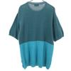 FACTOTUM made in Japan By color Kurzarmpullover 36 Blau Strick Herren Gebraucht