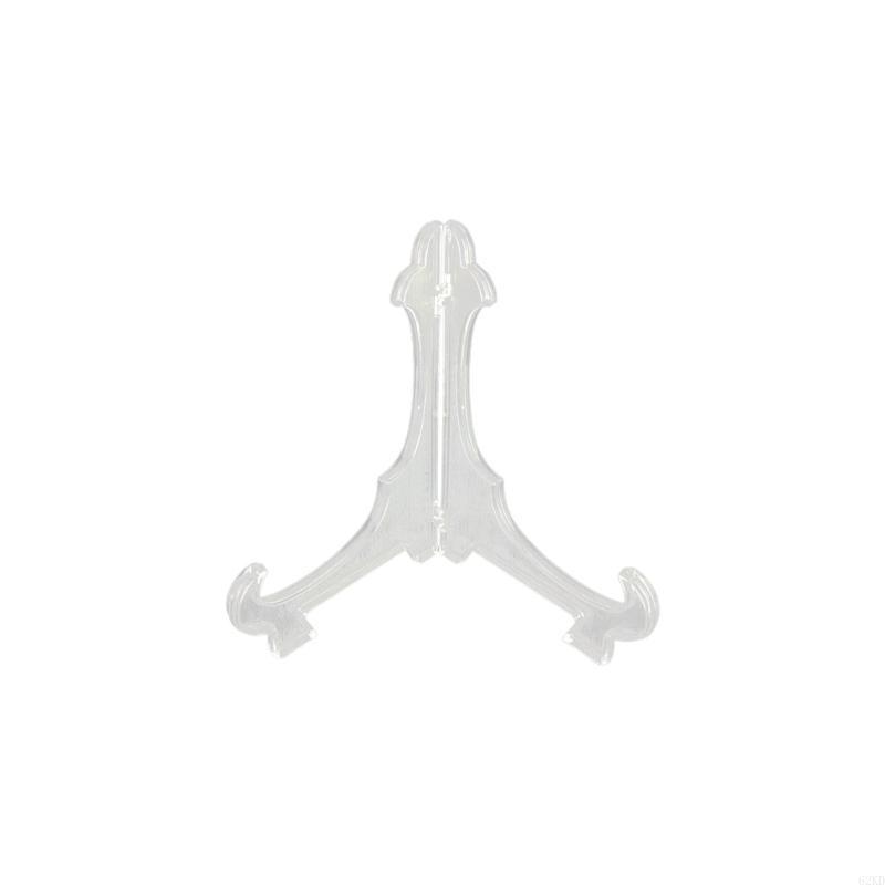 

62KD 10 шт. Складная треугольная подставка для дисплея Многофункциональная тарелка Книга для фотокарточек