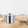 10 cm liten kastrull, Mångsidig universal med lock, Kastrull för mjölk, Långt handtag Förtjockad såskastrull, Matlagning