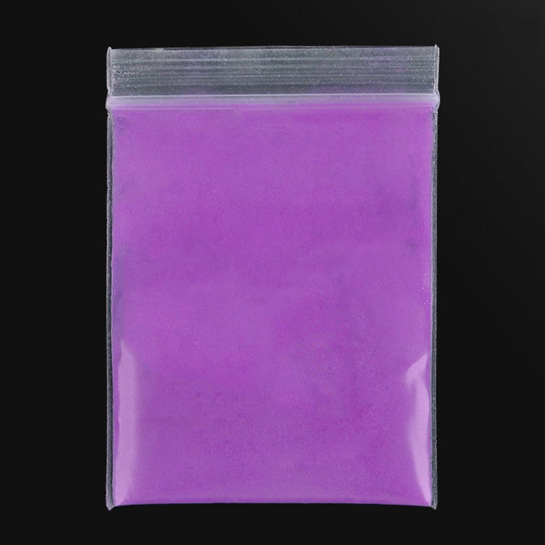 

Разноцветный флуоресцентный порошок для декора фиолетовый