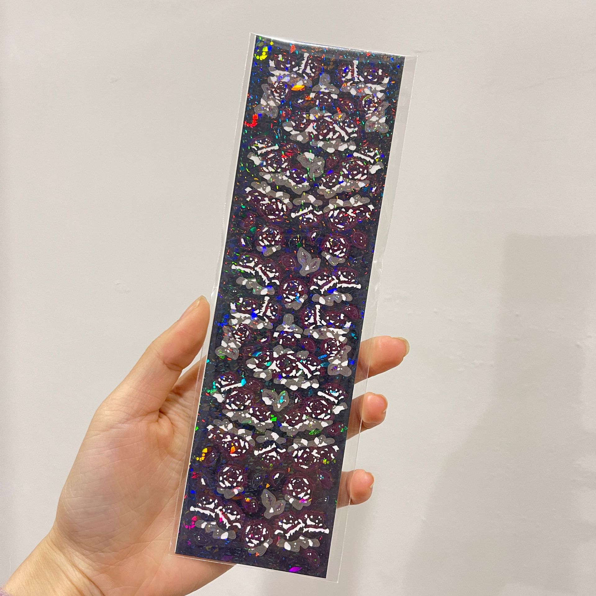 Корейская популярная наклейка с розой — фото 14