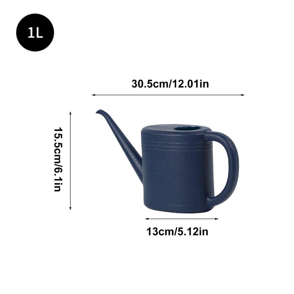 Plant Watering Can 1L Portable Watering Pot Household Transparent Watering Pot Garden Watering Pot Tool For Balcony Patio