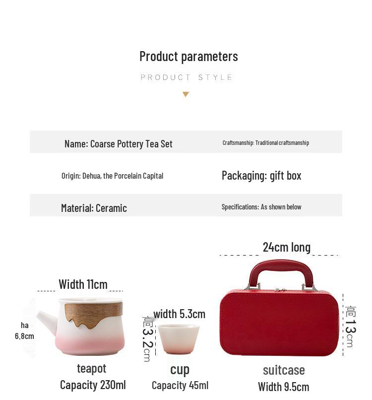 Creative Women's Day Travel Tea Set: March 8th Goddess Festival Souvenir with Customizable Logo for Customers or Employees