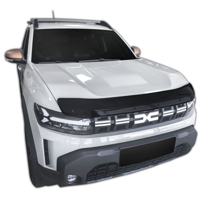 SCOUTT | Bra Capot Déflecteur Protection Pour Dacia Duster Depuis 2024, Aérodynamique, Assemblage Facile, Aucun perçage requis