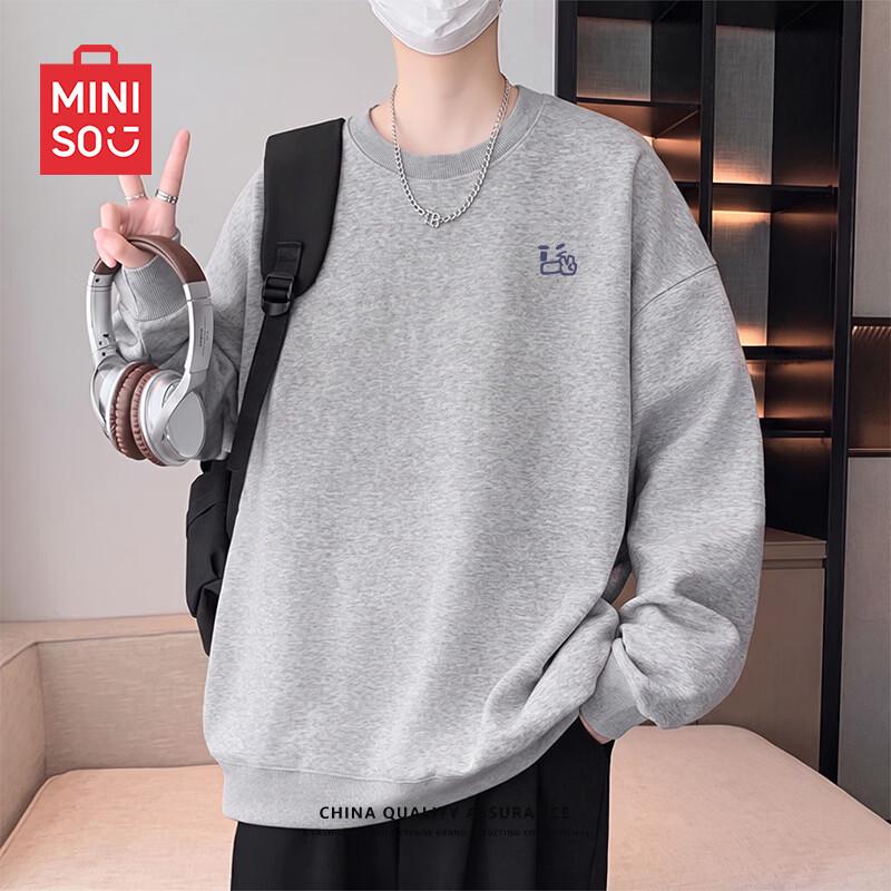 MINISO Men's Z Series Heavyweight Crewneck Sweatshirt