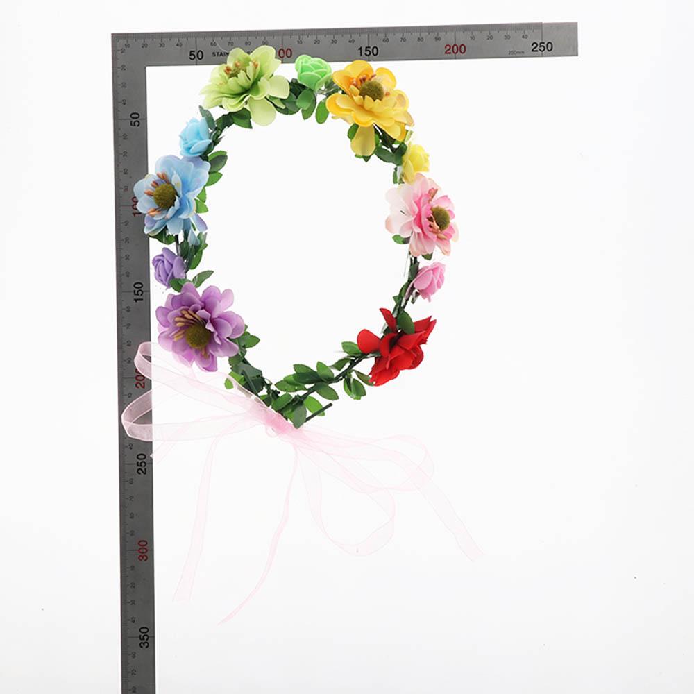 Hair Hoop Fashion Headdress Flower Crowns Headband Rose Flower Floral Tiara Headband Women Headwear