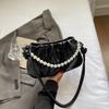 Women's Bags New Versatile Handbags Women's Shoulder Bags Crossbody Bags Folded Pearl Cloud Bags