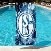 FC Schalke 04 Print Beach Towel Design, Soft, Lightweight. for Home Bathroom, Spa, Pool, Yoga, Surfing, Camping, Gift for Family, Friend