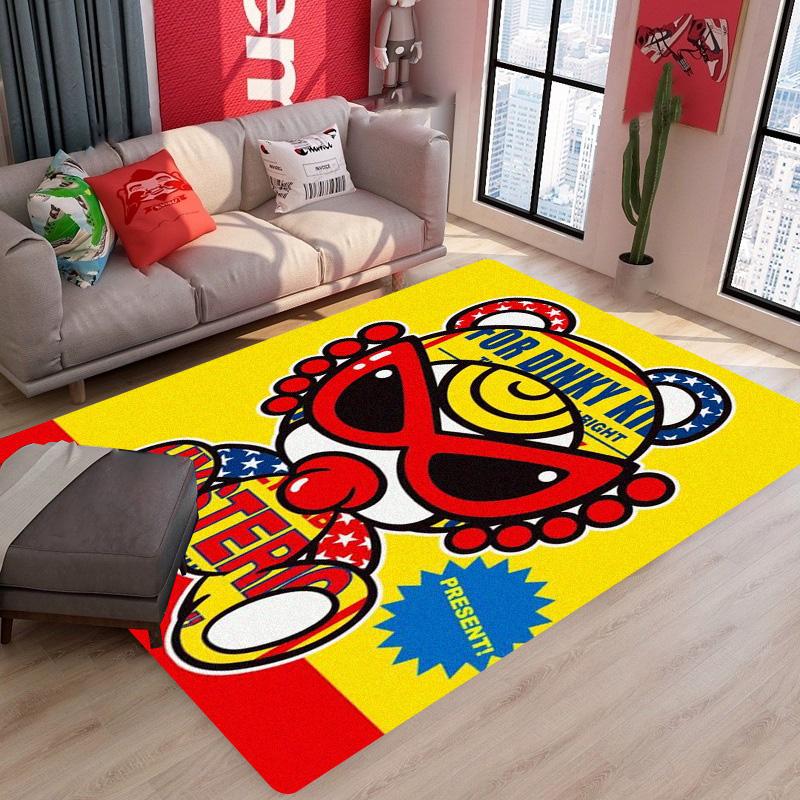 Japan Fashion H-hysteric Mini Carpet Floor Mat Bathroom Kid Room Bedroom Decoration Balcony Anti-Slip Doormat Living Room Rugs