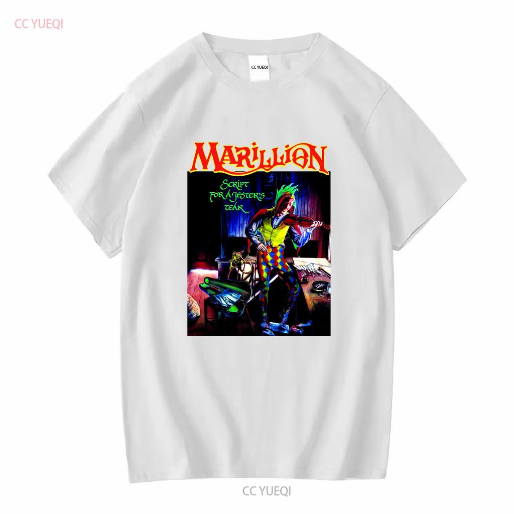 NWT Marillion Script for a Jesters Tear English Progressive Rock T Shirt S 4XL long or short sleeves vintage Washed graphic