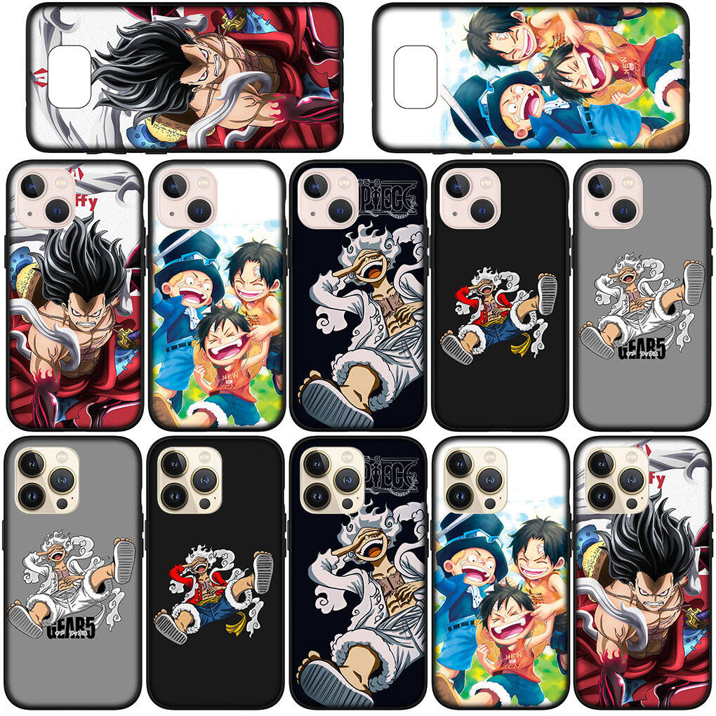 Dla Samsung Galaxy S25 S24 S23 iPhone 17 16 15 Xiaomi Redmi Note 14 13 12 11 Plus Pro Max A37 A57 Etui na telefon Plakat Luffy Gear 5 One Piece OPPO Huawei