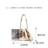 2026 early spring new minimalist fashion shoulder messenger bag portable drawstring cloud bag