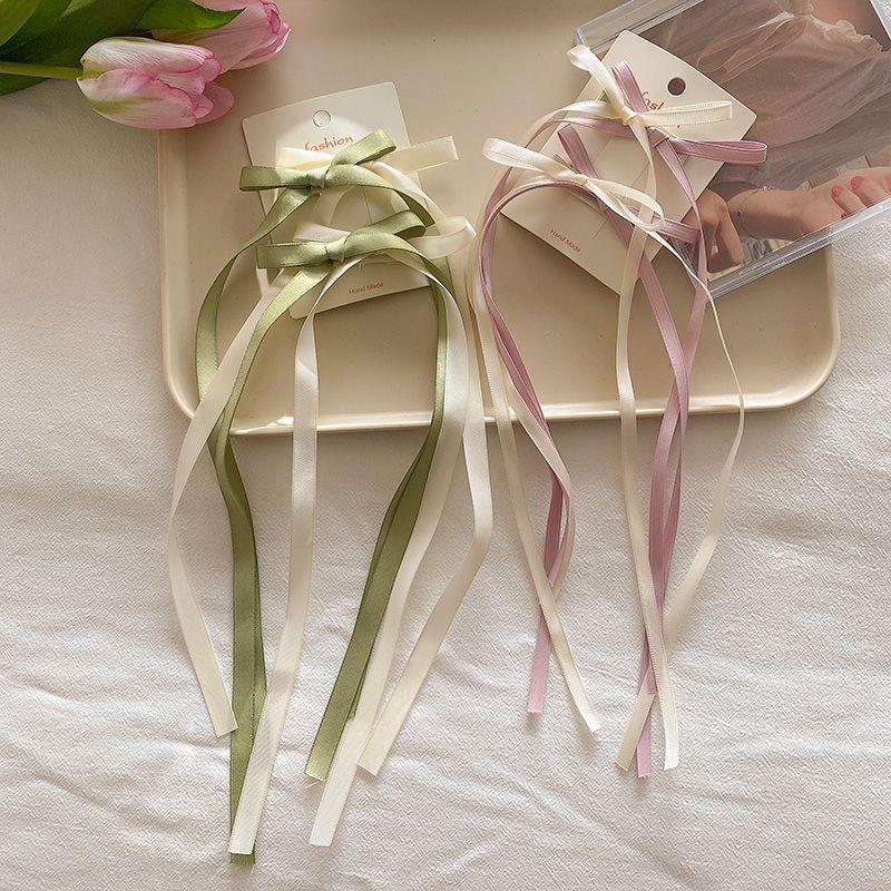 Super pohádková mašle Stuha Vlásenka Dámská Letní Předek Zlomené Vlasy Ofina Sladká dívčí spona kachní zobák Vlásenka