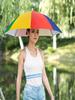 1Pc Lightweight Hat Umbrella, Outdoor Rain and Dew Umbrella, Fishing Umbrella, Elastic Hat Umbrella, Rain Hat, Sun Hat, Outdoor