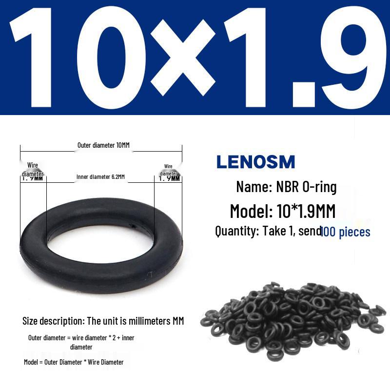 High-Pressure NBR Nitrile Rubber O-Ring Seal - Wear & Oil Resistant