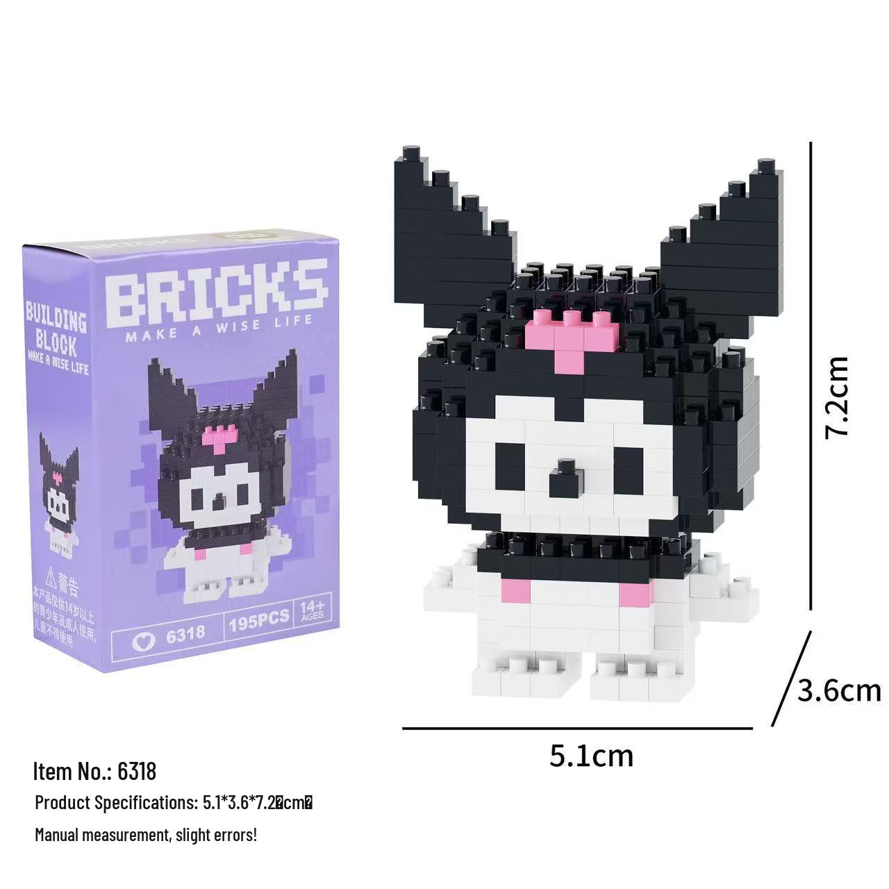 Custom Micro-particle Cartoon Building Blocks - Lego-Compatible Educational Toys for Children