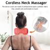 Electric Heat  Neck Massager Vibration 3D Kneading Shiatsu Massage For Shoulder Cervical Pain Relief Fatigue Relaxing HealthCare