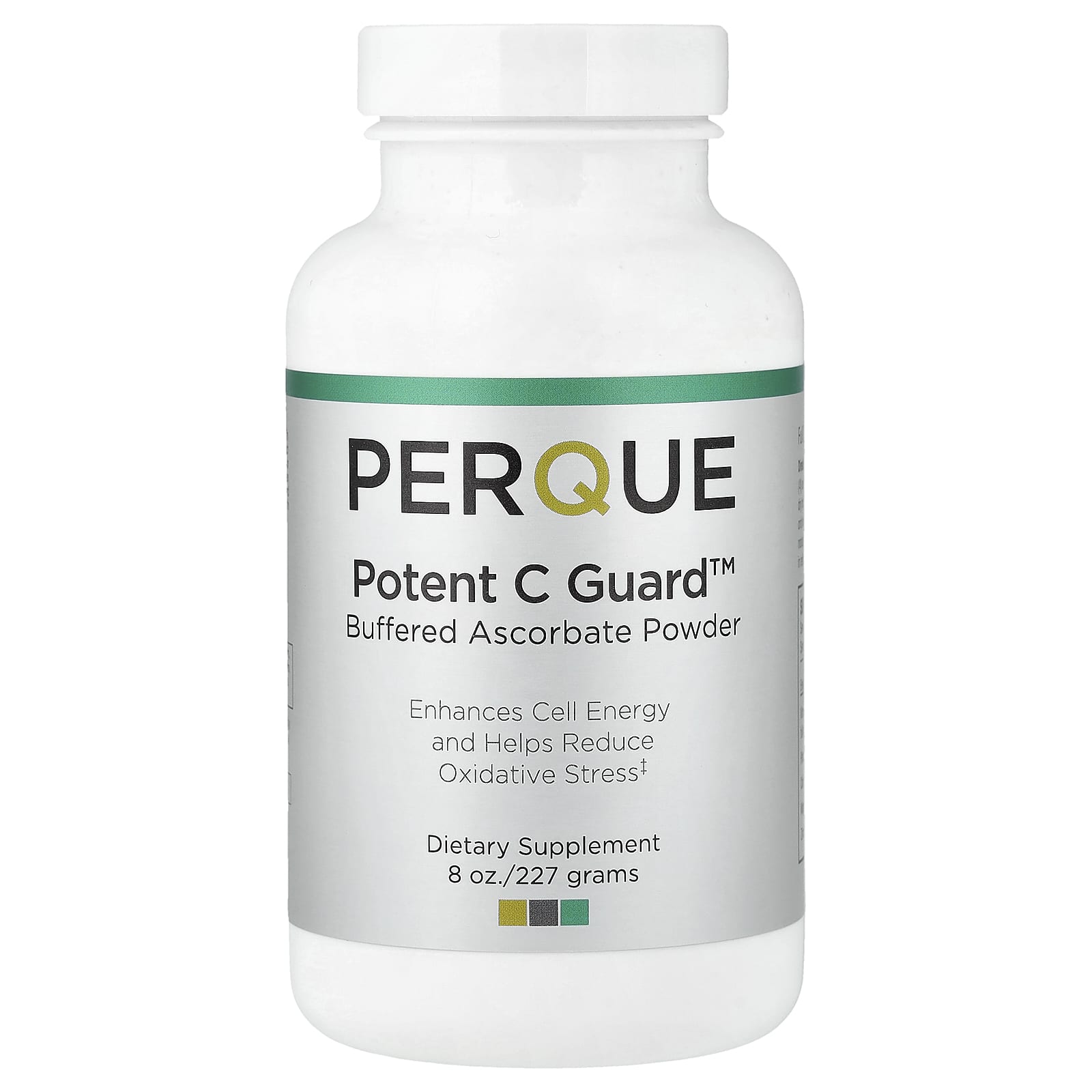PERQUE, Potent C Guard™, Poudre d'Ascorbate Tamponné, 227g (8 oz)