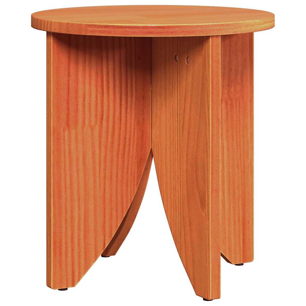 Coffee Table Set 2 pcs Wax Brown