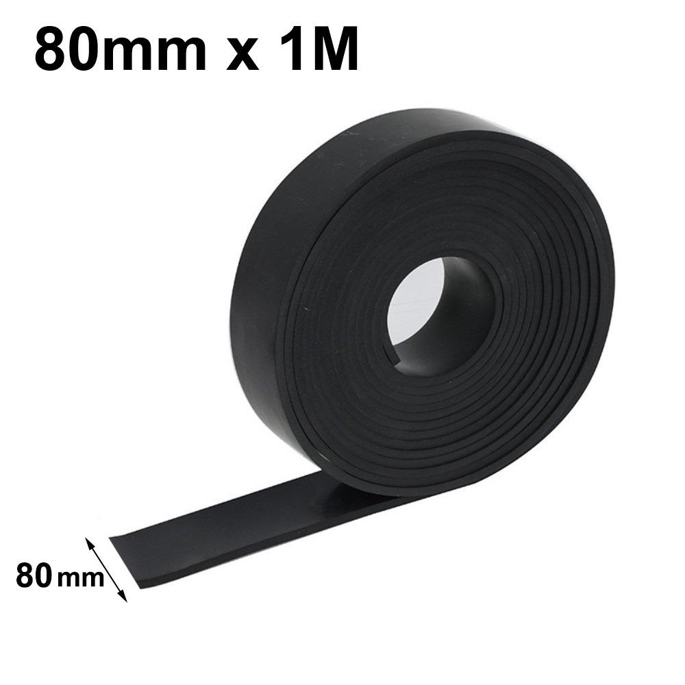 Solid Rubber Neoprene Rubber Sheet Rolls Black Sealing Padding Durable Seal Strips