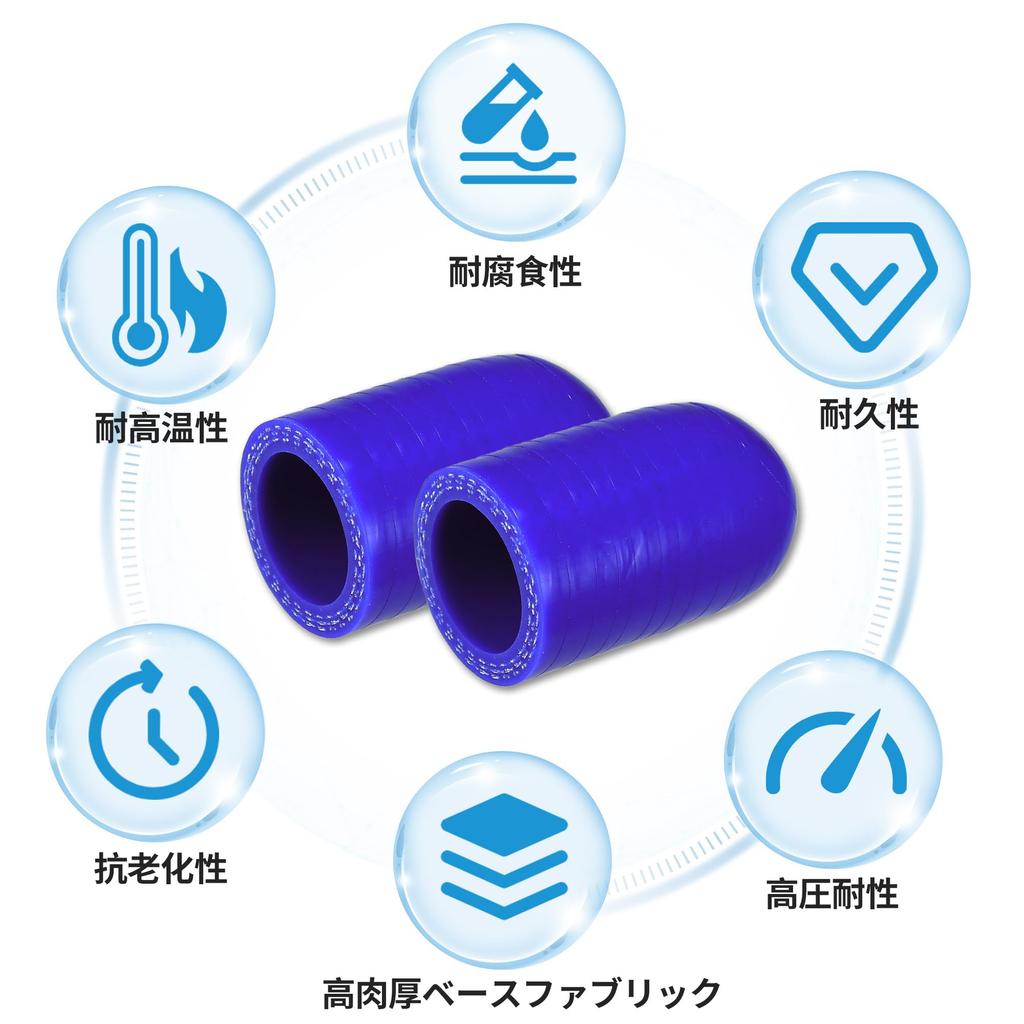 ACROPIX Silicone Hose Cap, Heat and Resistant, Inner Diameter 0.8 inches (20 mm),