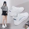 Herbst neue dicksohlige High-Top kleine weiße Schuhe für Damen, trendige Studenten, Lauf-Freizeit-Board-Schuhe für Damen SH888