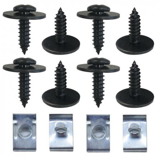 50Pcs Engine Shield Splash Fender Bumper Screw Clips Rivet Fastener Fits Toyota