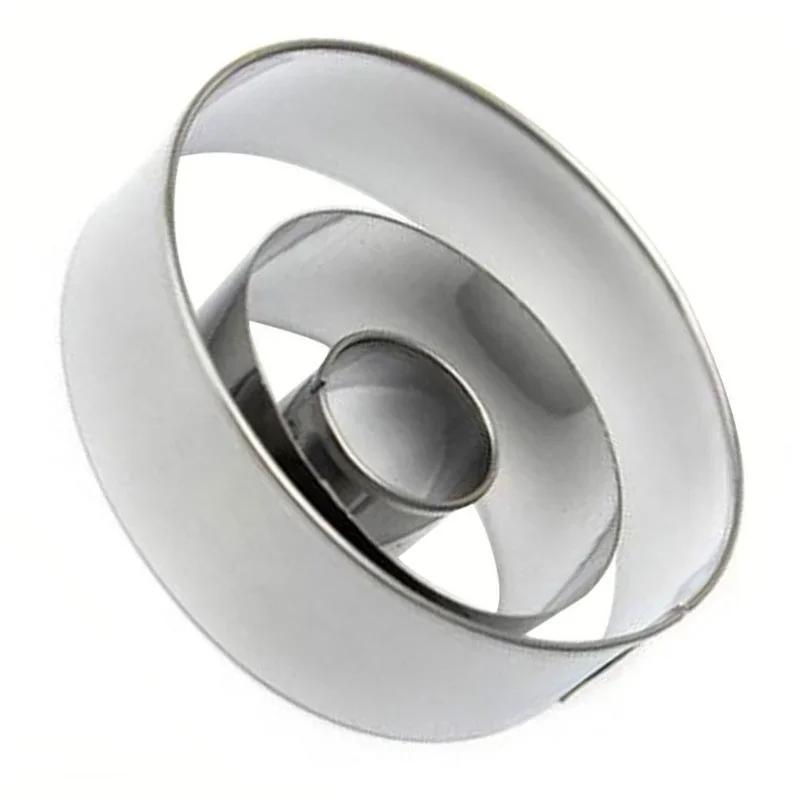 

1 Set 3-Pack Stainless Steel Round Cookie Donut Cutter Fondant Cake Batter Mold Baking Accessories