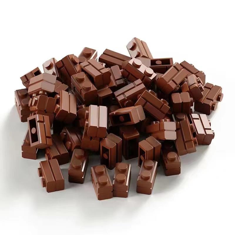 98283 Building Block 1X2 Wall Brick Compatible Small Particle City Wall High Brick Moc Assembly Parts Assembly Parts