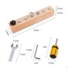 Montessori Screwdriver Board Set Wooden Busy Development Toy Travel Preschool Learning