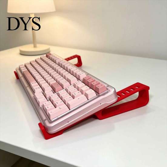 Mechanical Keyboard Stand 2Pcs Portable Computer Stand, Ergonomic Desktop Holder, Non-slip Riser, Office Desk Accessories Plastic