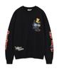 WACKY WILLY Graffiti Sweatshirt Black