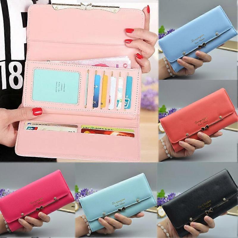 Fashion Women's Leather Wallet ID Card Holder Purse Checkbook Clutch Handbags US