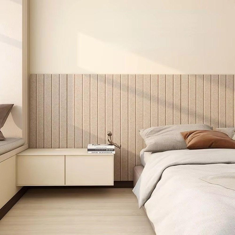 Вертикальні смугасті фетрові наклейки на стіну Фотостіна для прикраси стін дому та дитячого садка