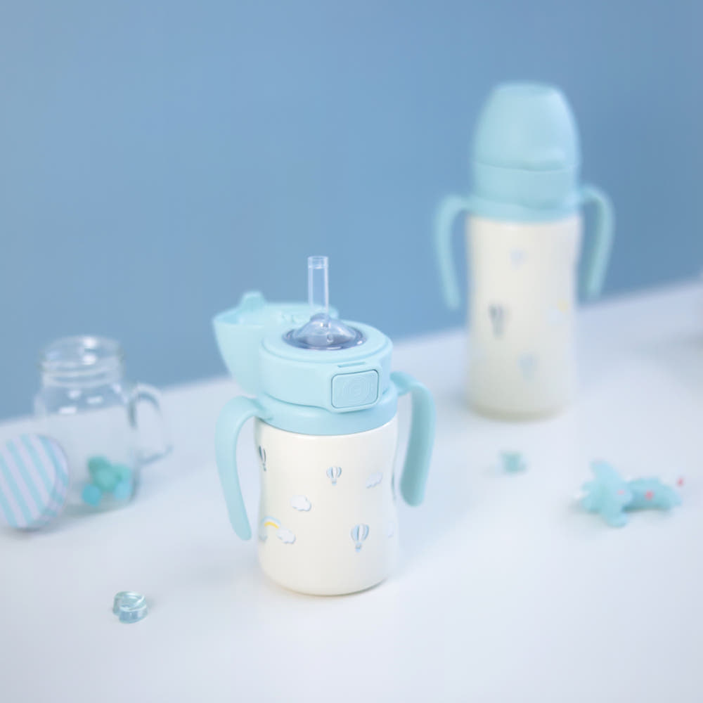 grosmimi RVS rietjesbeker (200ml)