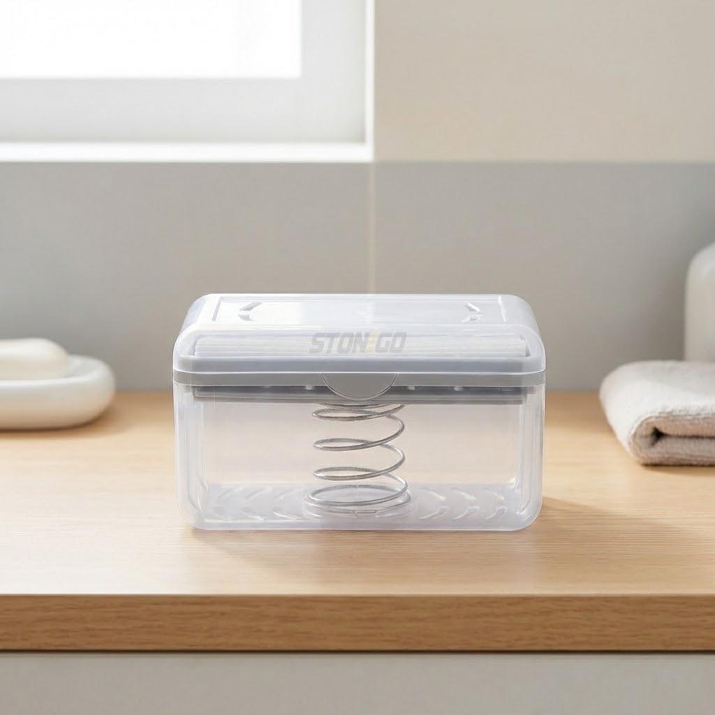

Travel Soap Dish Storage Box Multifunctional Bathroom Organizer Shower Laundry Holder Household Bath Container серый