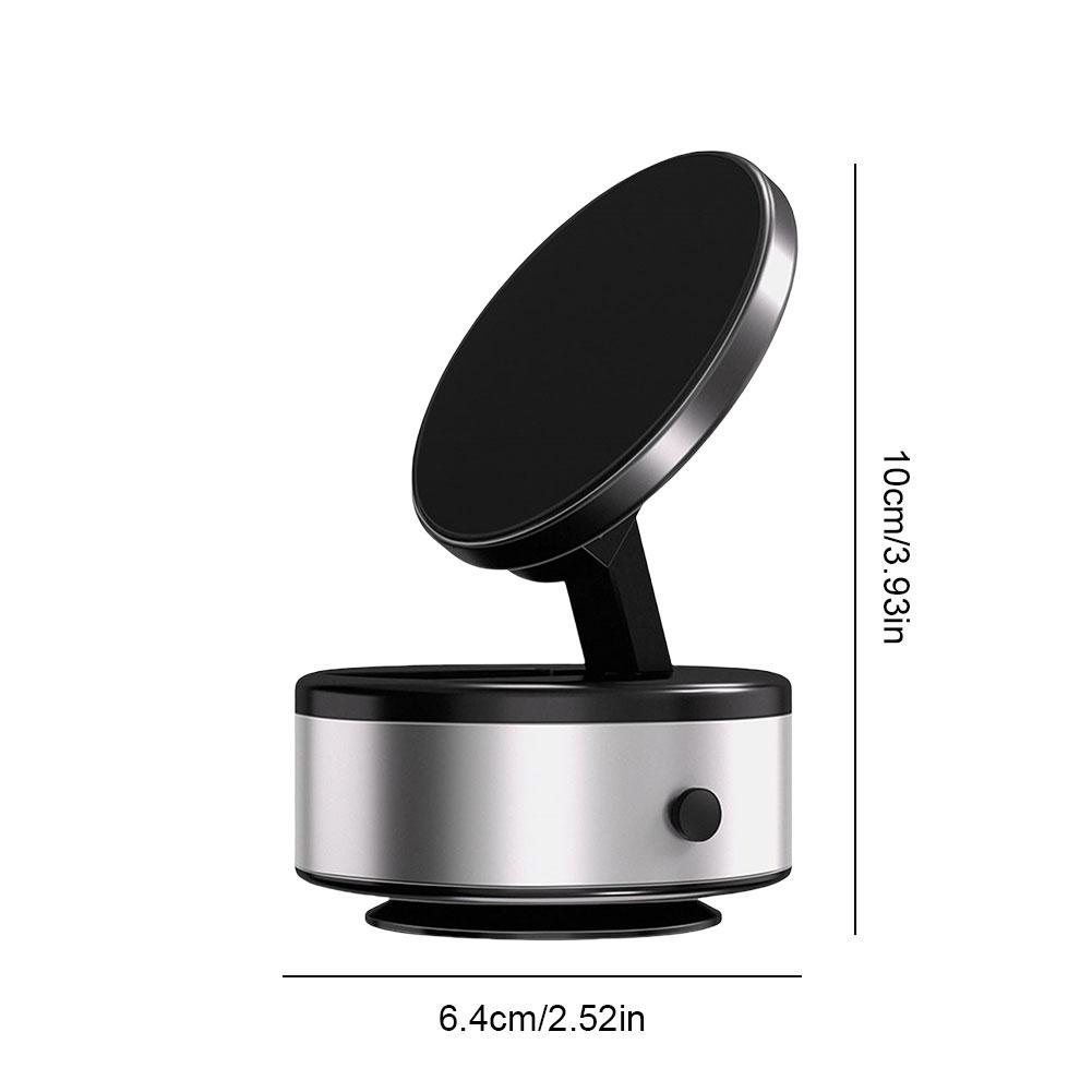 Vielseitige magnetische Vakuum-Saugfuß-Handyhalterung für MagSafe-Handys mit 360-Grad-Drehung für Autos und den täglichen Gebrauch