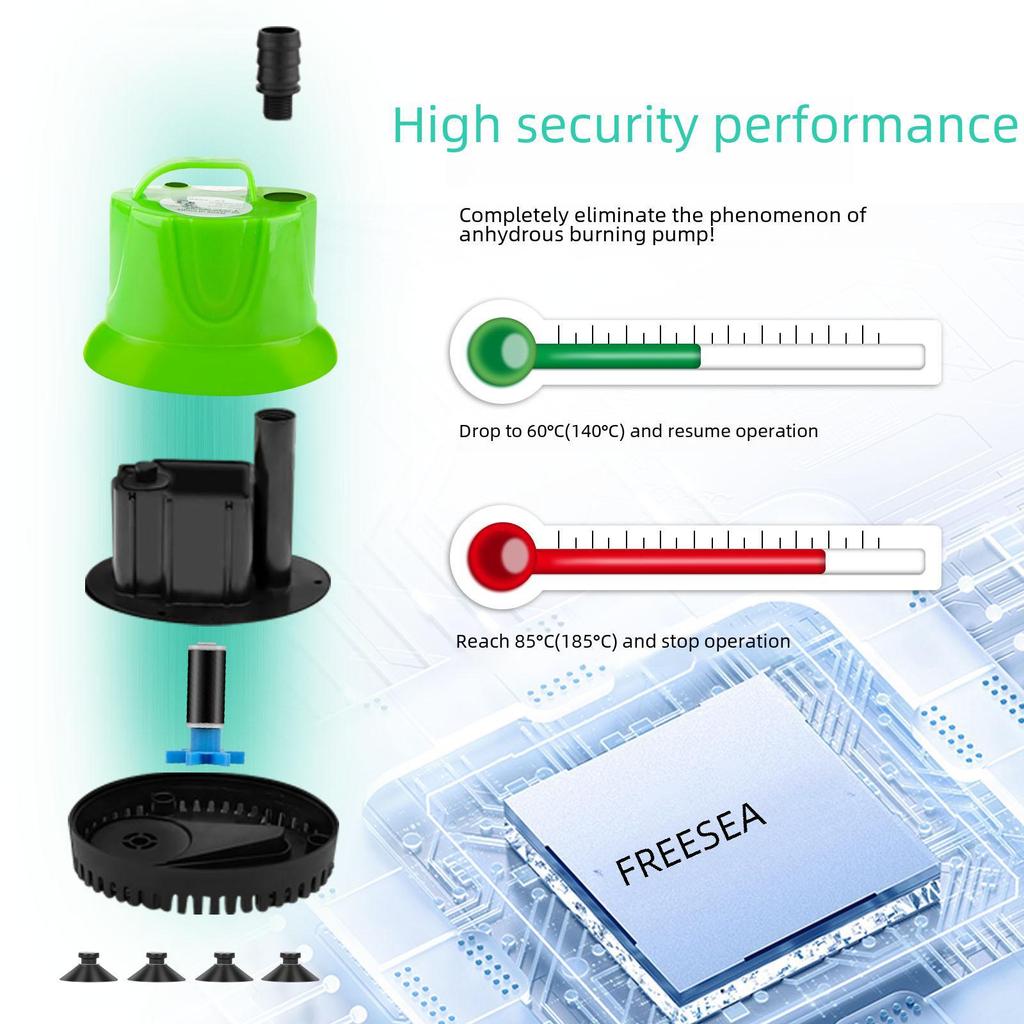 Changhai Silent Submersible Fish Tank Pump: Aquarium Water Circulation & Fish Farming Solution.