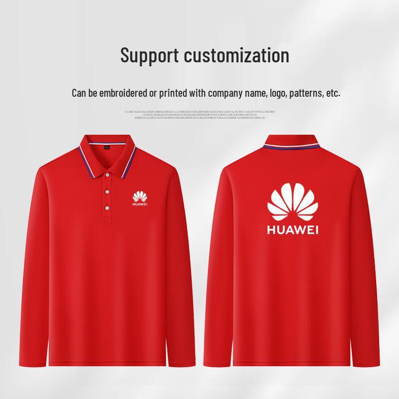 Unisex Fall/Winter Long-Sleeve Polo Shirt
