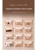 Elegant Leather Jewelry Storage Box for Rings and Earrings