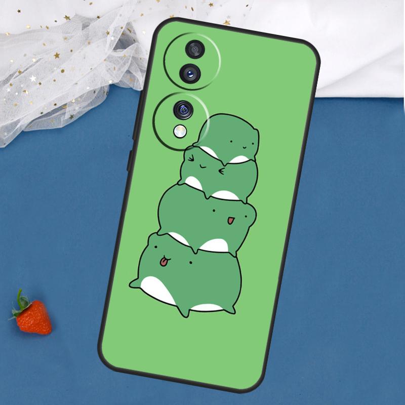 

Мультяшный чехол-лягушка для Honor Magic 7 5 6 Lite 8 Pro 200 400 50 70 90 X8c X8b X9a X9b X9c X9d Win RT Honor 70 Lite