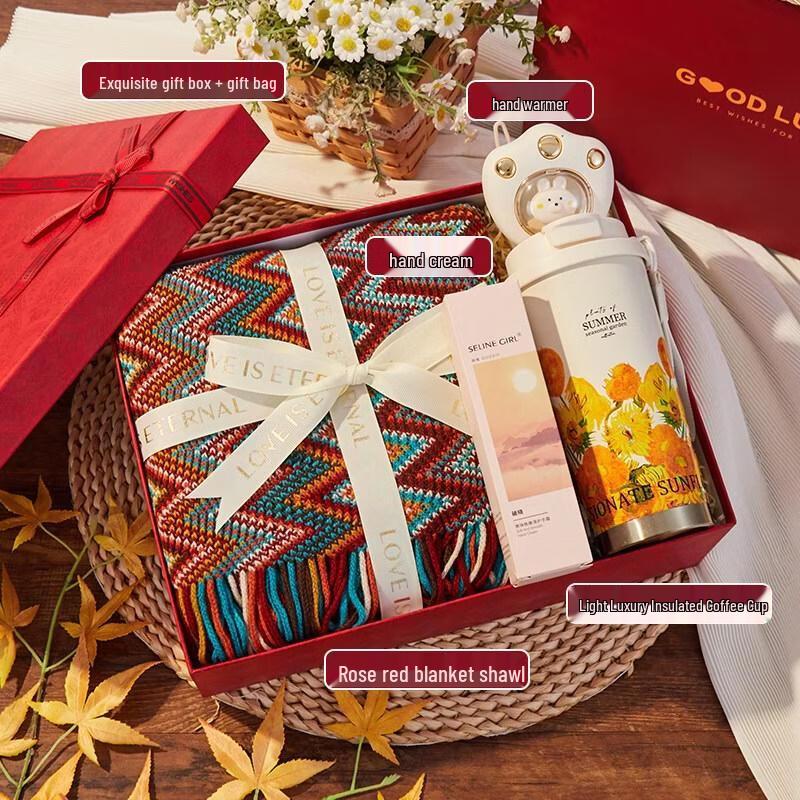 HANDUNYOU Bohemian Red Gift Set