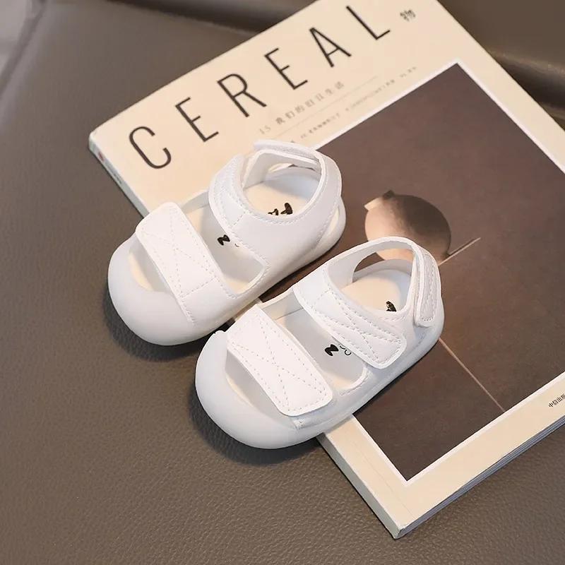 

Children Sandals Summer Breathable Soft Sole Beach Shoe Kids Boys Girls Baby Toddler Outdoor Casual Shoes Chaussure Enfant Fille 23