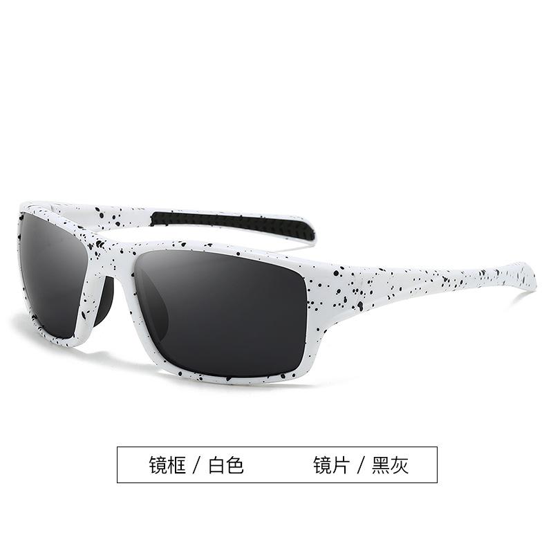 New fashion colorful cycling glasses men's outdoor UV protection sunglasses European and American sports polarized sunglasses