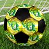 SIZE 5 León FC Soccer Ball Colorful All Ages Machine Stitched PVC Competition Ready Durable High-Bounce