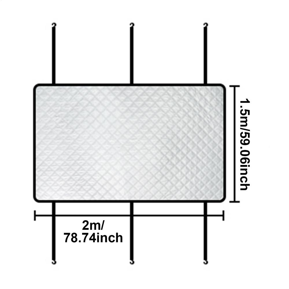 Kryt střechy auta Kryt proti slunci Sněhová sluneční clona Vodotěsný chránič s elastickými pásy Přenosný deštník Auto příslušenství