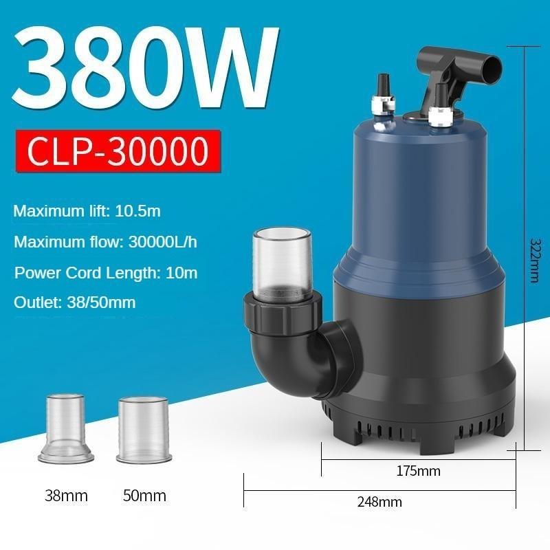 Large Flow Variable Frequency Submersible Pump Aquarium Specific Vertical Pump Fish Pond Silent Pumping Pump
