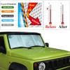 Front Windshield Sun Shade Cover for Suzuki Jimny Nomad XL 5-Door JB74 JC74 2025-2026 Anti-UV Sun Visor Interior Accessories