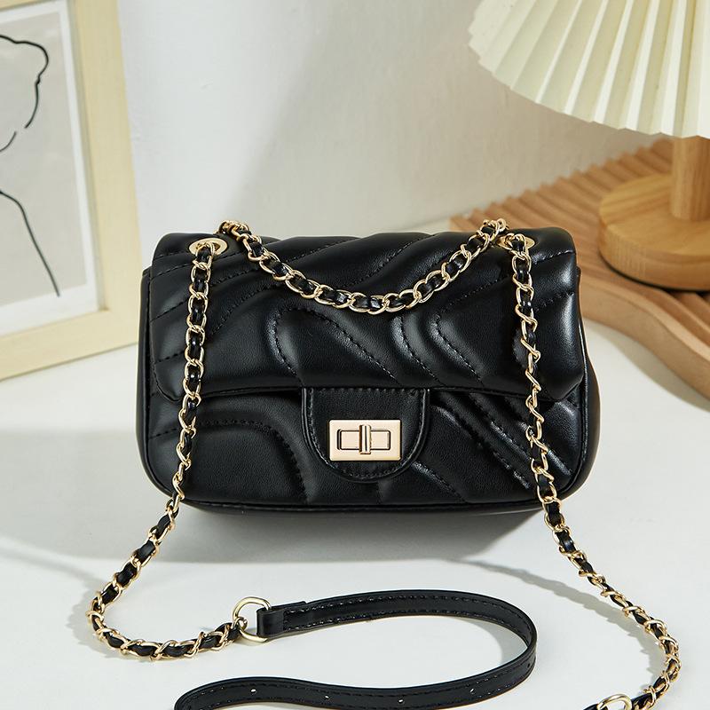 New Women's Bags, High-end Trendy Small Square Bags, Fashion Chain, Shoulder Bags, Casual and Simple Messenger Women's Bags.